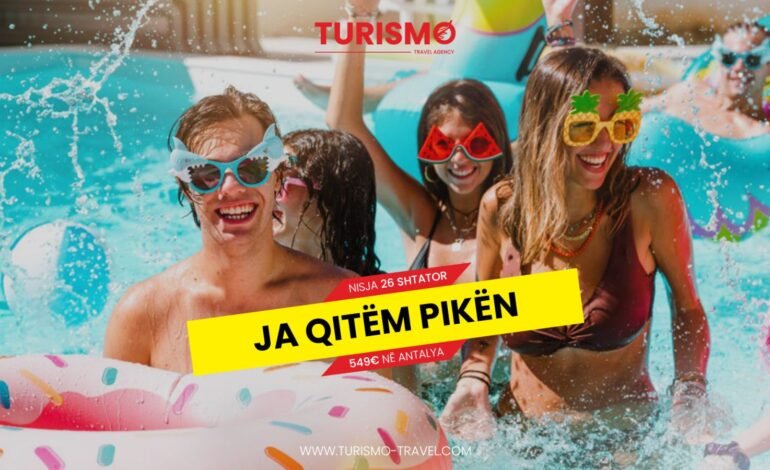 Turismo Travel ja qiti pikën ofertave – 549 Euro në Antalya nisja 26 Shtator